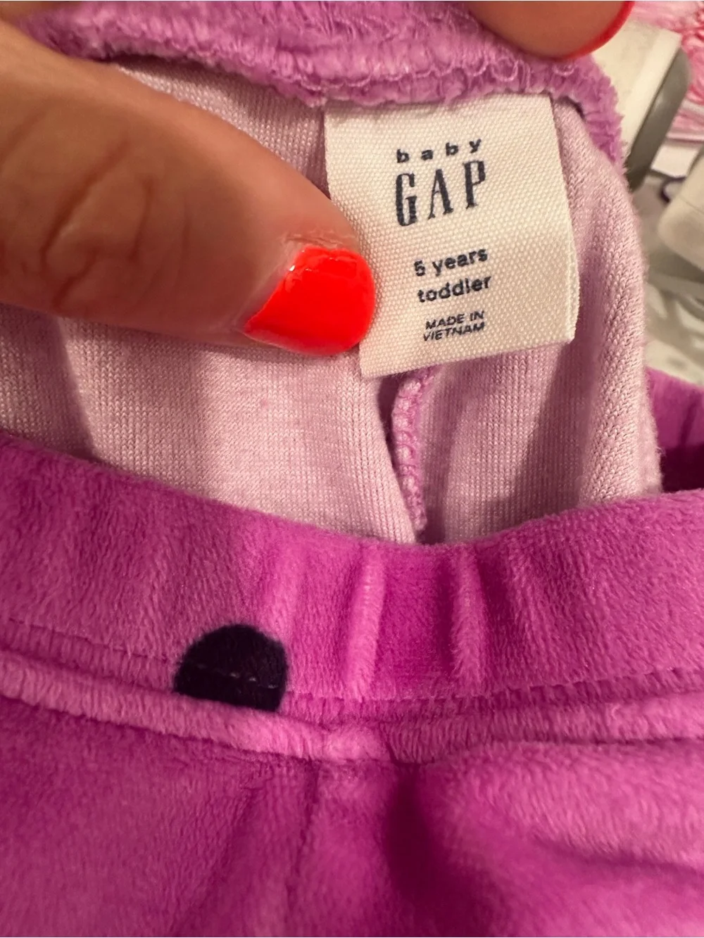 GAP Girls Purple Polka Dot pants Size 5